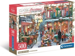 Puzzle Clementoni 500 de piese compact Joy of Christmas