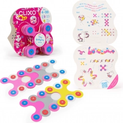 Clixo Tiny & Mighty Sparkle – set de construcție magnetic sclipitor 9 piese