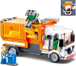 Sluban Town camion de gunoi – set de construcție