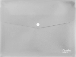 Mapă tip plic cu capsă (patent) A4, transparentă, extensibilă până la 2 cm (350 µm), set 5 buc