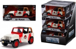 Model metalic Jeep Wrangler Jurassic Park 1:32 cu uși care se deschid