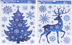 Decorațiune de fereastră de Crăciun 41 × 29 cm