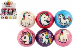 Mingea din spumă cu unicorn 8 cm – mix de culori