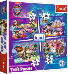 Puzzle Patrula Căţelușilor 4în1