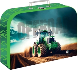 Servietă pentru copii pentru materiale artistice 34 cm – tractor OXYBAG