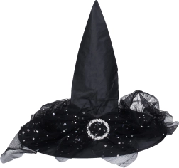 Set de carnaval - pălărie de vrăjitoare 38x33 cm