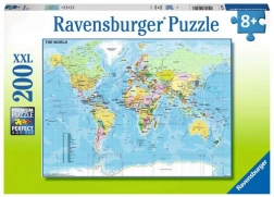 Ravensburger harta lumii – puzzle 200 piese