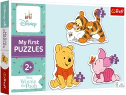 Puzzle pentru bebeluși URSULEȚUL WINNIE 3în1 (2, 3 și 4 piese) – Trefl