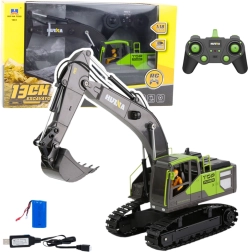 Excavator pe șenile RC HUINA 1:18 verde