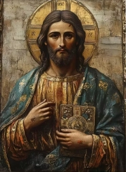 Pictură cu diamante Isus Hristos 30 × 40 cm