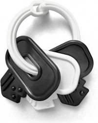 chei zornăitoare alb-negru pentru bebeluși