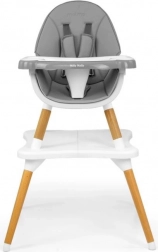 Scăunel de masă 2în1 Malmo gri