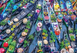 Puzzle MAGNOLIA Piață plutitoare 1000 piese