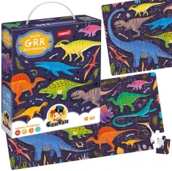 Puzzle CzuCzu Grr Dinozauri 60 piese