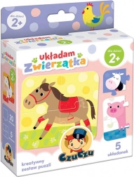 CzuCzu Puzzle Zguduiți Animalele - 5 Seturi