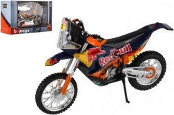 Model metalic motocicletă BBURAGO RED BULL KTM Rally Dakar 2019, 1:18