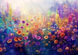 Enjoy Puzzle Pajiște Înflorită 1000 piese