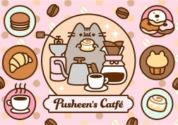 Puzzle 500 piese – PUSHEEN la cafenea Trefl