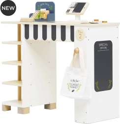 Le Toy Van stand de vânzare cu casă de marcat și accesorii