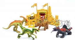 Primal Clash! Set de dinozauri luptători 17 cm