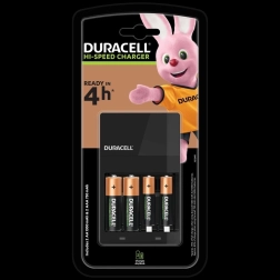 Încărcător Duracell Hi-Speed cu baterii AA și AAA