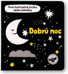 Noapte bună – prima cărticică contrastantă pentru bebeluș