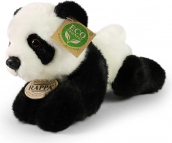 Panda de pluș culcată 20 cm ECO‑FRIENDLY RAPPA