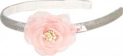 Bentiță de păr cu trandafir din tul