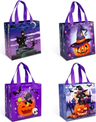 Sacoșă de Halloween cu 4 modele - 1 bucată