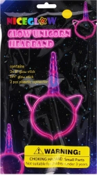 Bentiță luminoasă unicorn