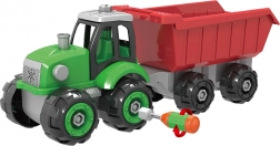 tractor cu șuruburi cu remorcă 32 cm