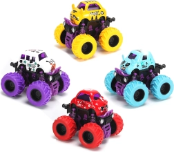 Mașinuță metalică Bigfoot mini 9 cm cu mecanism cu inerție