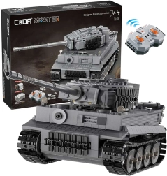 CaDA Master tanc Tiger RC gri, telecomandat, 925 de piese