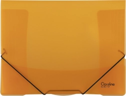 mapă cu elastic opaline portocalie A4