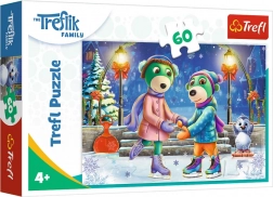 Puzzle 60 piese Iarna la Treflíki