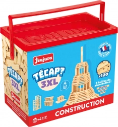 Jeujura set de construcție din lemn Técap 3XL – 120 piese