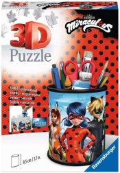 Ravensburger suport puzzle 3D Buburuza Miraculoasă și Motanul Negru 57 piese