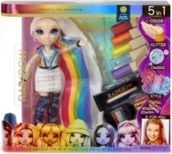 Rainbow High Hair Studio – studio de coafură cu păpușă la modă și culori de păr schimbătoare