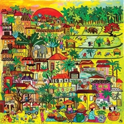 Puzzle Viața în Asia 1023 piese MAGNOLIA