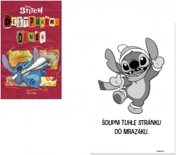 jurnal de distrugere stitch de buzunar 13 × 20 cm