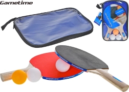 Set Gametime pentru tenis de masă pentru jucători recreaționali cu husă