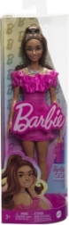 Barbie model în rochie roz cu volane