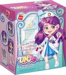 QMAN UNA Series dulap garderobă – doctoriță set de construit pentru copii