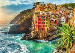 Puzzle TREFL Premium Plus Photo Odyssey: Riomaggiore, Italia – 1000 piese