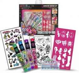 Monster High set de tatuaje cu geluri sclipitoare și autocolante