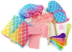 Set de copt pentru copii Plejo cu motiv curcubeu