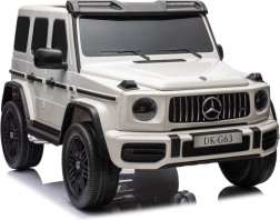 Mașinuță electrică MERCEDES G63 XXL 24V albă