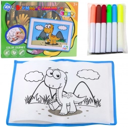 Tablă magică de pictură DIY cu markere lavabile