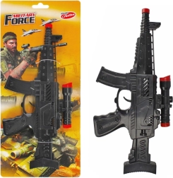 Pistol mitralieră pentru copii cu sunet de tragere