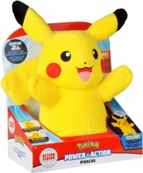 Jucărie de pluș interactivă POKÉMON Pikachu Power Action cu lumini și sunete